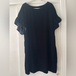 Black Velvet Gap dress